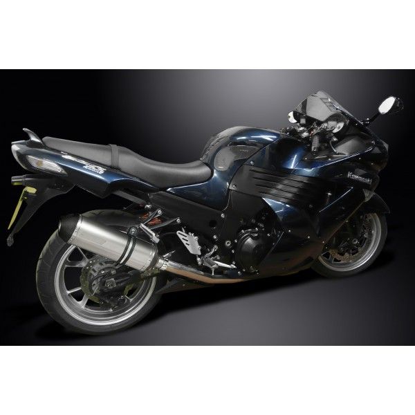 Delkevic slip-on kit X-Oval Titanium 343mm - ZZR1400/ZX14 (2006-2007)