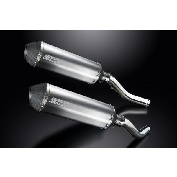 Delkevic slip-on kit X-Oval Titanium 343mm - Z1000 (2003-2006)