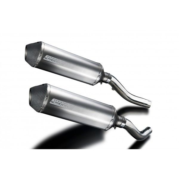 Delkevic slip-on kit X-Oval Titanium 343mm - Z1000 (2003-2006)