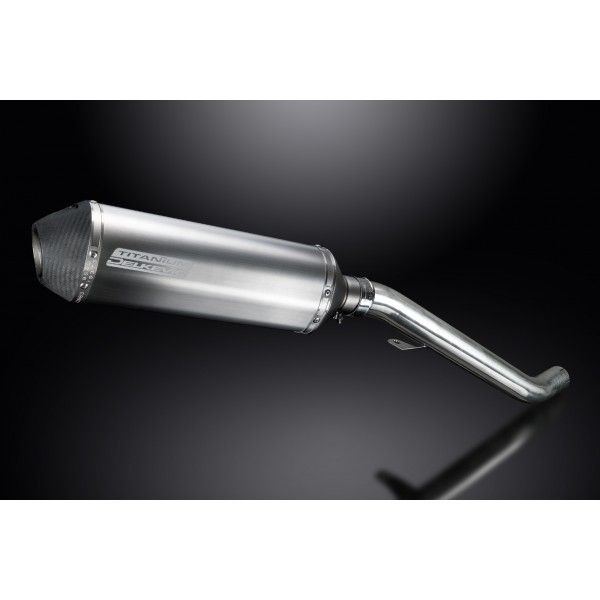 Delkevic slip-on kit X-Oval Titanium 343mm - Street Triple 675 (2013-2016)