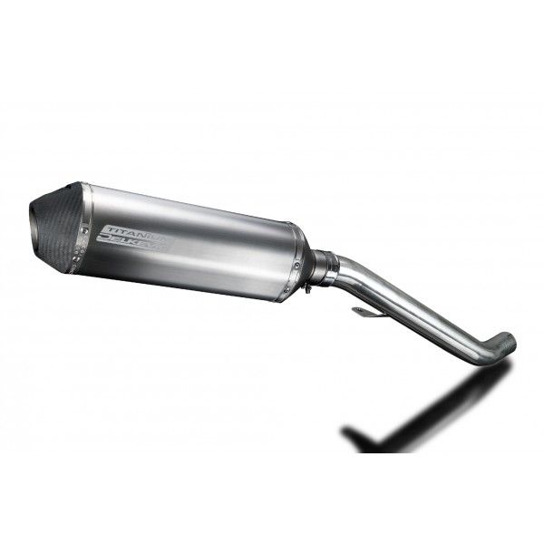 Delkevic slip-on kit X-Oval Titanium 343mm - Street Triple 675 (2013-2016)