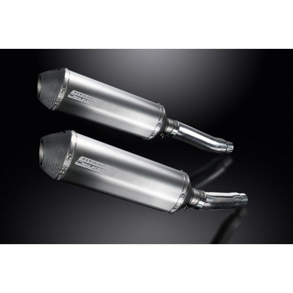 Delkevic slip-on kit X-Oval Titanium 343mm - TRX850 (1996-1999)