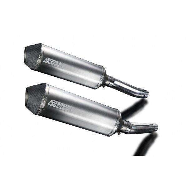 Delkevic slip-on kit X-Oval Titanium 343mm - TRX850 (1996-1999)