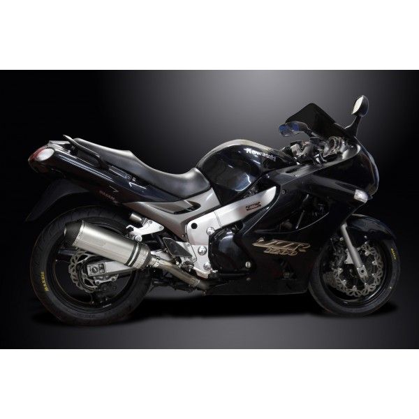 Delkevic slip-on kit X-Oval Titanium 343mm - ZZR1200 (2002-2005)