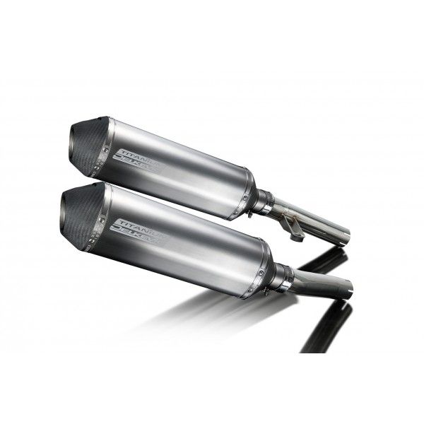 Delkevic slip-on kit X-Oval Titanium 343mm - ZZR1200 (2002-2005)