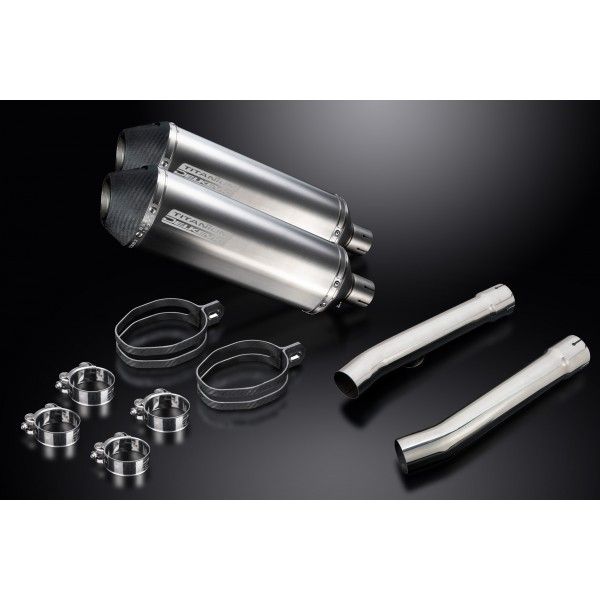 Delkevic slip-on kit X-Oval Titanium 343mm - X11 CB1100SF (1999-2002)