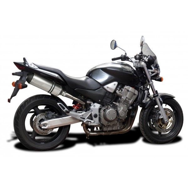 Delkevic slip-on kit X-Oval Titanium 343mm - CB900F HORNET (2001-2009)