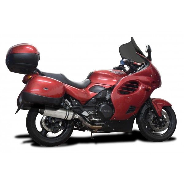 Delkevic slip-on kit X-Oval Titanium 343mm - Trophy 900 (1996-2002)