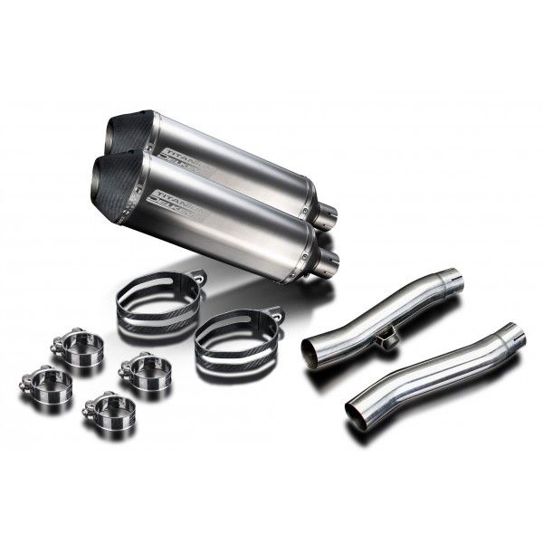 Delkevic slip-on kit X-Oval Titanium 343mm - Trident 900 (1994-1998)