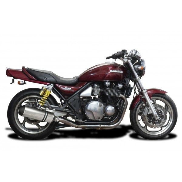 Delkevic slip-on kit X-Oval Titanium 343mm - Zephyr 1100 ZR1100B (1996-1997)