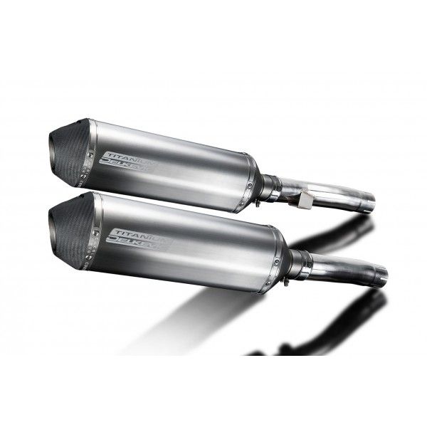 Delkevic slip-on kit X-Oval Titanium 343mm - Zephyr 1100 ZR1100B (1996-1997)