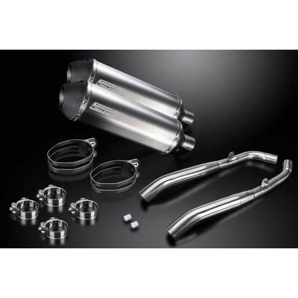 Delkevic slip-on kit X-Oval Titanium 343mm - XL1000V Varadero (1999-2014)