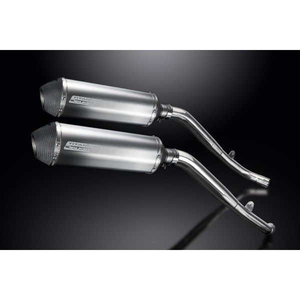 Delkevic slip-on kit X-Oval Titanium 343mm - XL1000V Varadero (1999-2014)