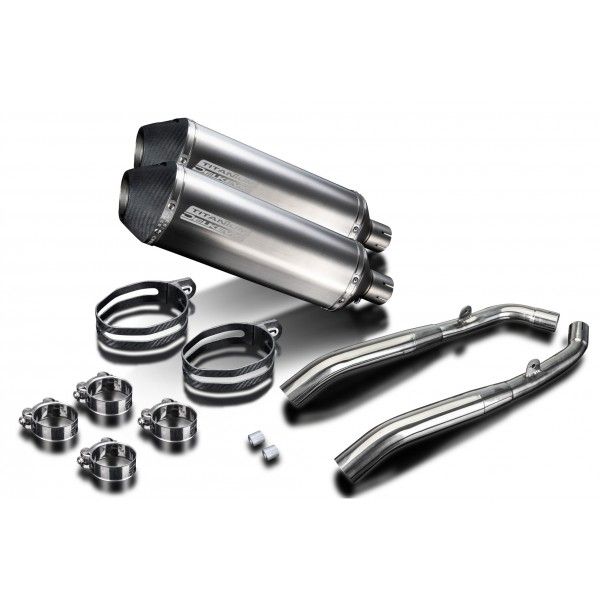 Delkevic slip-on kit X-Oval Titanium 343mm - XL1000V Varadero (1999-2014)