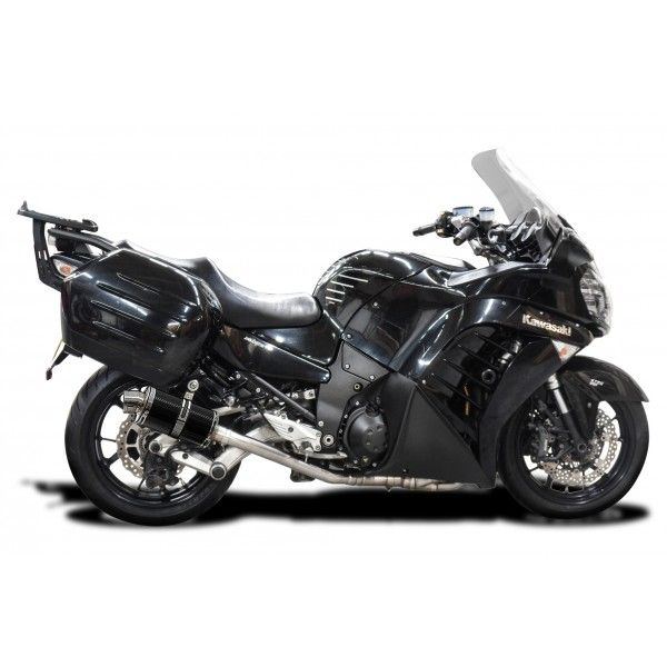 Delkevic volledig systeem Oval Carbon 225mm - GTR1400 (2007-2020)