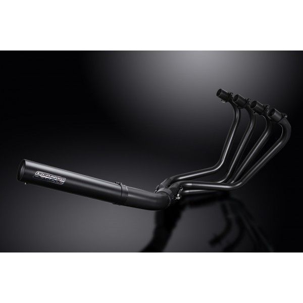 Delkevic volledig systeem Short Straight RVS 350mm - Z1100A Shaft (1981-1983)