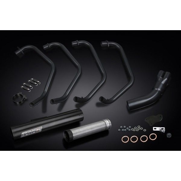 Delkevic volledig systeem Short Straight RVS 350mm - CSR1000 (KZ1000M) (1981-1982)