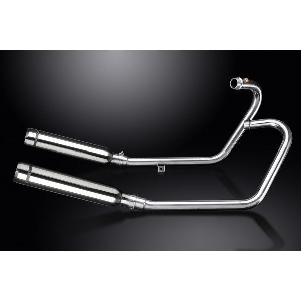 Delkevic volledig systeem Round RVS 410mm - Bonneville Bobber 2017-2019