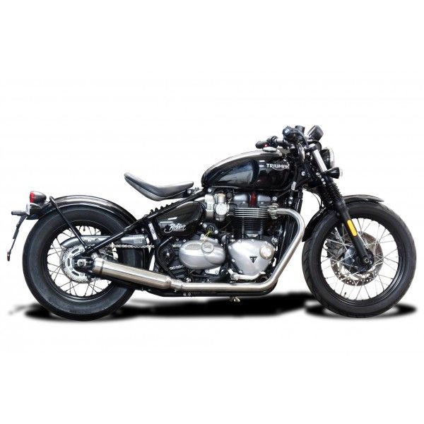 Delkevic volledig systeem Round RVS 410mm - Bonneville Bobber 2017-2019