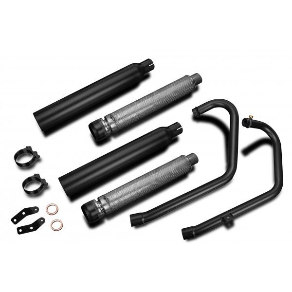 Delkevic volledig systeem Round RVS 550mm - Bonneville Bobber 2017-2019