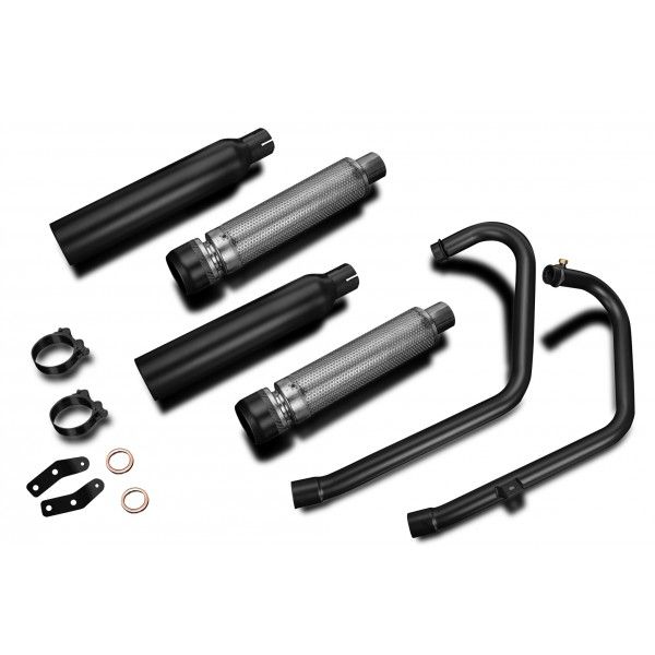 Delkevic volledig systeem Round RVS 410mm - Bonneville Bobber 2017-2019