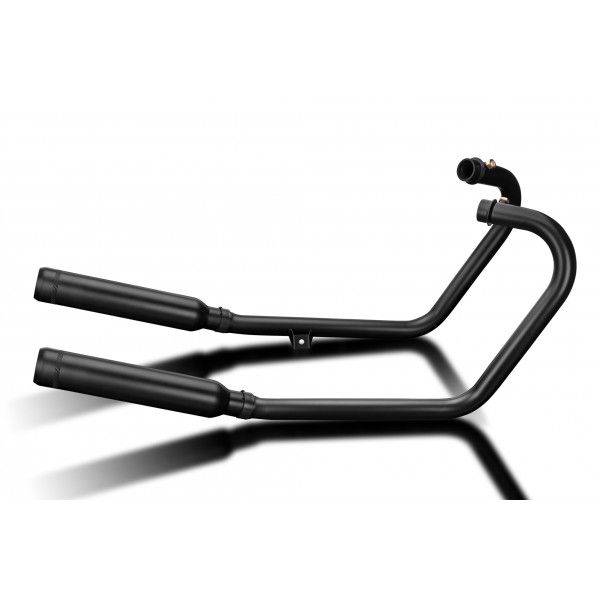 Delkevic volledig systeem Round RVS 410mm - Bonneville Bobber 2017-2019