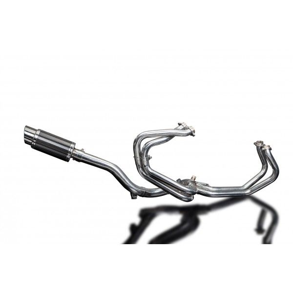 Delkevic volledig systeem Round Carbon 200mm - VFR800 (1998-2001)