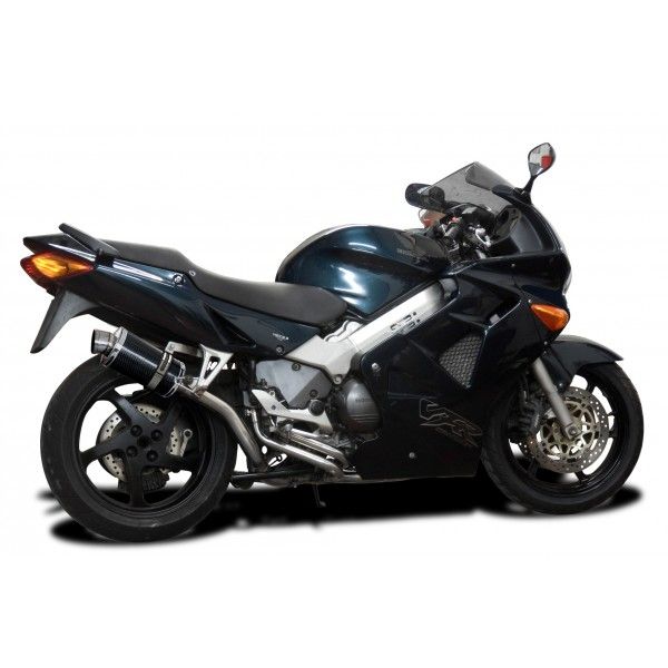 Delkevic volledig systeem Oval Carbon 225mm - VFR800 (1998-2001)