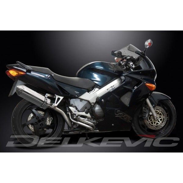 Delkevic volledig systeem Tri-Oval RVS 320mm - VFR800 (1998-2001)