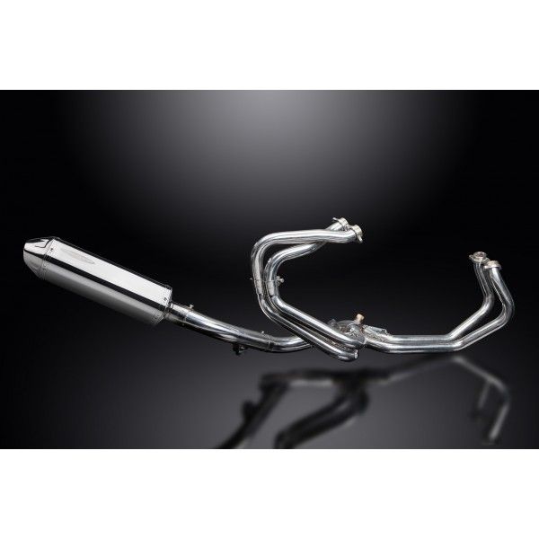 Delkevic volledig systeem Tri-Oval RVS 320mm - VFR800 (1998-2001)