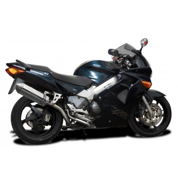 Delkevic volledig systeem Tri-Oval RVS 320mm - VFR800 (1998-2001)