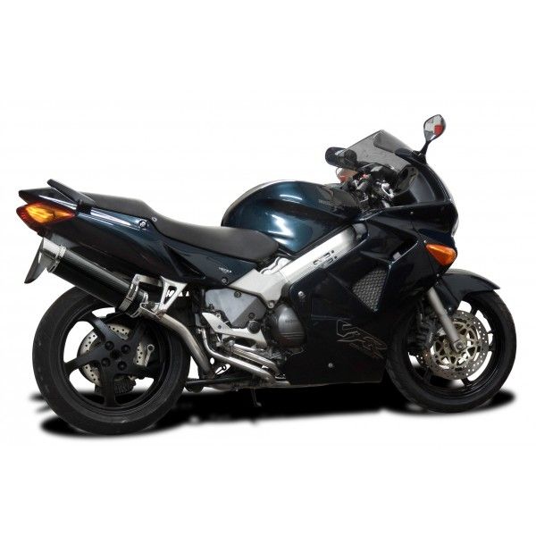 Delkevic volledig systeem Round Carbon 350mm - VFR800 (1998-2001)