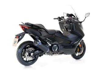 Termignoni Titanium Black Volledig Uitlaatsysteem zonder E-keur Yamaha T-max 560 2020 - 2024