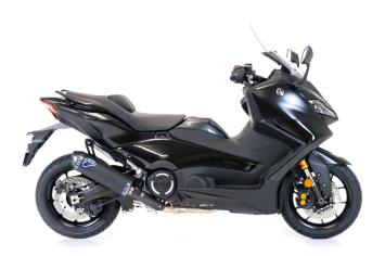 Termignoni Titanium Black Volledig Uitlaatsysteem zonder E-keur Yamaha T-max 560 2020 - 2024