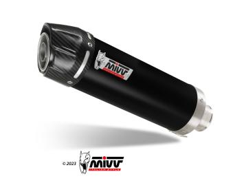 Mivv GP Carbon Endcap RVS Black Slip-on Einddemper met E-keur Suzuki GSR 750 2011 > 2016