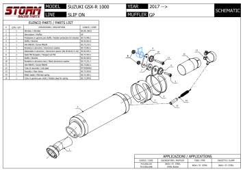 Storm By Mivv GP RVS Black Slip-On Einddemper Met E-keur SUZUKI GSX-R 1000 2017 - 2020
