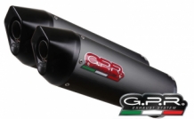 GPR Furore Nero Dubbele Bolt-on Einddemper Set met E-keur incl. Katalysator KTM Supermoto SMR 990 2008 > 2012