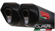 GPR Furore Nero Dubbele Bolt-on Einddemper Set met E-keur KTM Supermoto SMR 990 2008 > 2012
