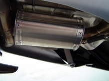 GPR Ghost Slip-on Aluminium Double Exit Einddemper met E-keur Suzuki GSR 600 2006 > 2011