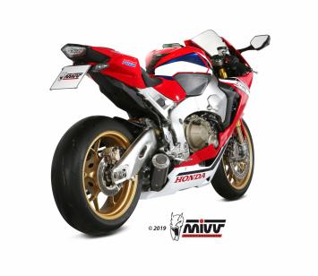 Mivv MK3 Carbon Einddemper Low Mount zonder E-keur Honda CBR 1000 RR 2017 > 2019