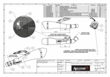 HP Corse Hydroform RVS Dubbele Slip-on Einddemper met E-keur Ducati Monster 696 2008 > 2014