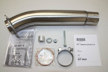 IXIL Hexoval Xtrem Evolution RVS Einddemper met E-keur Yamaha FZR 600 1994 1996