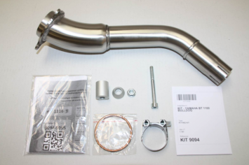 IXIL Hexoval Xtrem Evolution RVS Einddemper Set met E-keur Yamaha BT 1100 Bulldog 2002 2006