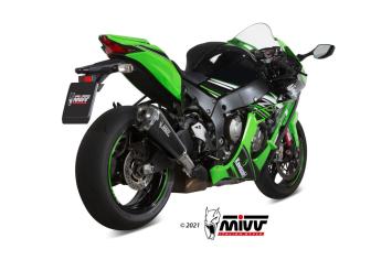 Mivv Delta Race Carbon Einddemper met E-keur Kawasaki ZX-10 R / RR / SE 2016 > 2024