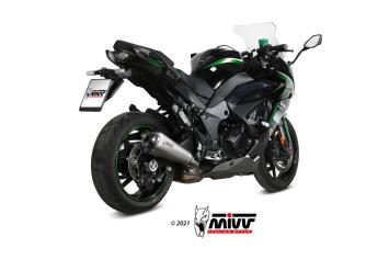 Mivv Delta Race RVS Einddemper met E-keur Kawasaki Ninja 1000 SX / Tourer 2020 > 2024