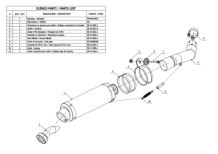 Mivv GP RVS Black Slip-on Einddemper met E-keur Kawasaki ZX-6 R 636 2003 > 2004