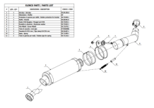 Mivv GP Titanium Slip-on Einddemper met E-keur Kawasaki ZX-6 R 636 2003 > 2004