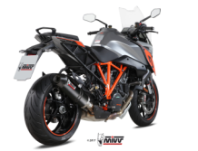 Mivv Oval Carbon met Carbon Cap Slip-on Einddemper met E-keur KTM 1290 Superduke GT 2016 > 2024