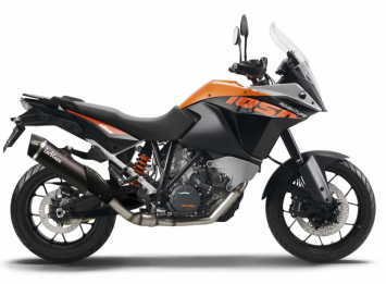 Leovince Nero RVS Slip-on Einddemper met E-keur KTM 1050 ADVENTURE 2015 - 2016