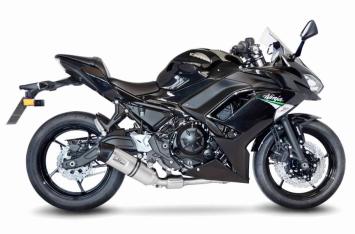 Leovince LV One Evo RVS Compleet 2in1 Uitlaatsysteem Kawasaki NINJA 650 2017 2020
